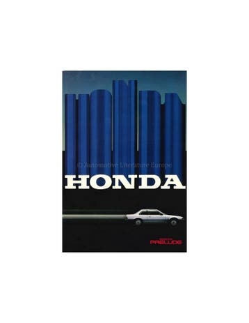 1984 HONDA PRELUDE BROCHURE NEDERLANDS, Nieuw, Honda, Author