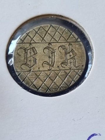 Nederland. Willem III. 10 Cents met gravering (Zonder, Postzegels en Munten, Munten | Nederland