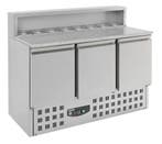 Combisteel Pizzawerkbank 402L Met 3 Deuren (1/1 GN) | Boven, Ophalen of Verzenden, Nieuw