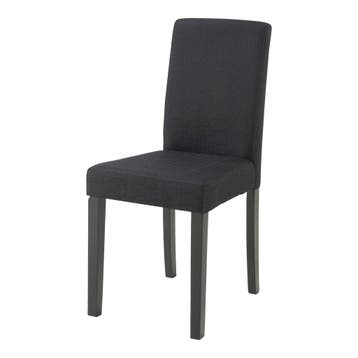 Eetkamerstoel set van 6 Hamburg eetkamerstoelen zwart [en.ca, Verzenden, Nieuw