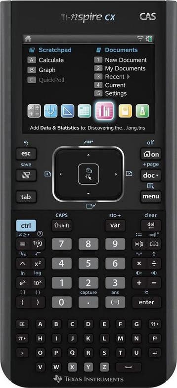 Texas Instruments TI-Nspire CX CAS Grafische Rekenmachine, Verzenden, Zo goed als nieuw