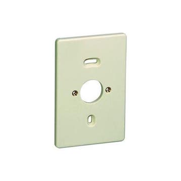 Attema Dubbele montageplaat wit (creme), Ophalen of Verzenden, Nieuw