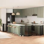 vidaXL Hondenhek inklapbaar 10 panelen 800 cm populierenhout, Verzenden, Nieuw