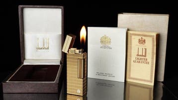 Dunill - Rare Model Pattern Rollagas Lighter - Zonder, Nieuw