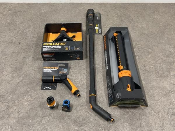 Veiling - Fiskars tuinbewatering set 6-delig, Tuin en Terras, Hand-tuingereedschap