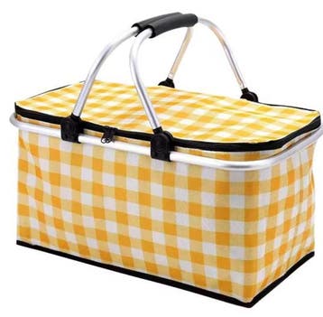 Geïsoleerde Opvouwbare Koeltas Waterdicht voor Picknick, Lun, Hobby en Vrije tijd, Picknickmanden, Verzenden, Nieuw