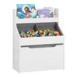Kinderboekenkast en Speelgoedrek met Opbergboxen en Kist, Verzenden, Nieuw