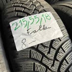 2 x Falken 215-55-18 Winterbanden 8mm, Auto-onderdelen, Banden en Velgen, 18 inch, Band(en), Personenwagen, Gebruikt