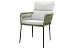 Teresa dining rope tuinstoel - Green, Tuin en Terras, Tuinstoelen, Verzenden, Nieuw, Overige materialen