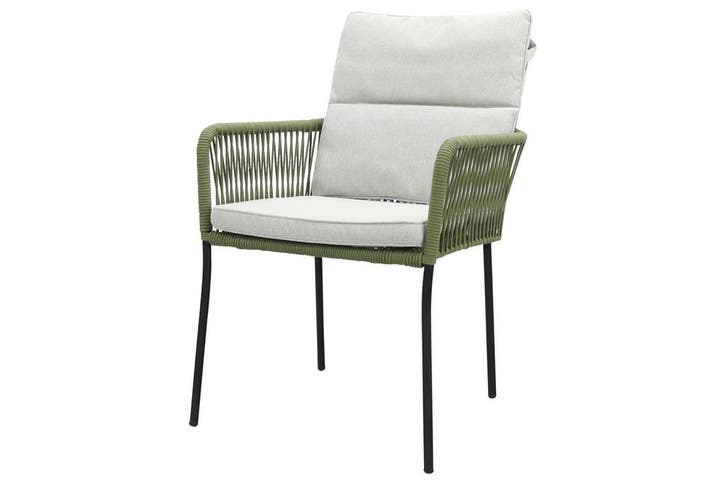 Teresa dining rope tuinstoel - Green, Tuin en Terras, Tuinstoelen, Nieuw, Overige materialen, Verzenden