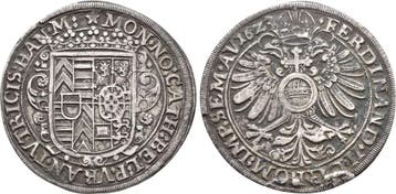 1/2 Reichstaler, daalder 1623 Hanau muntenberg: Philipp M..., Verzenden