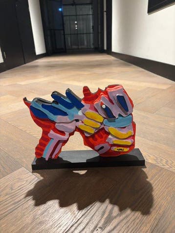 Karel Appel (1921-2006) - sculptuur, See Me Running Again -