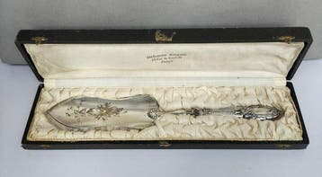 Orfèvrerie Moderne - Taartschep - Verzilverd - 1900-1910 -