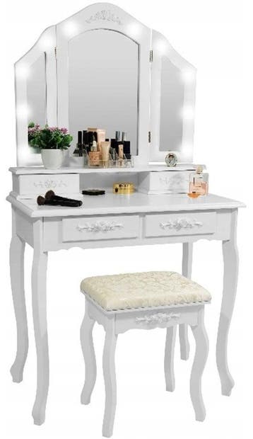 Slaapkamer kaptafel MDF/Grenen | Laatste Stuk!, Huis en Inrichting, 100 tot 150 cm, Zo goed als nieuw, Modern, Hout