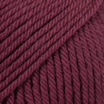 DROPS Daisy Uni Colour - 36 bordeaux - Merinowol Garen, Ophalen of Verzenden, Nieuw