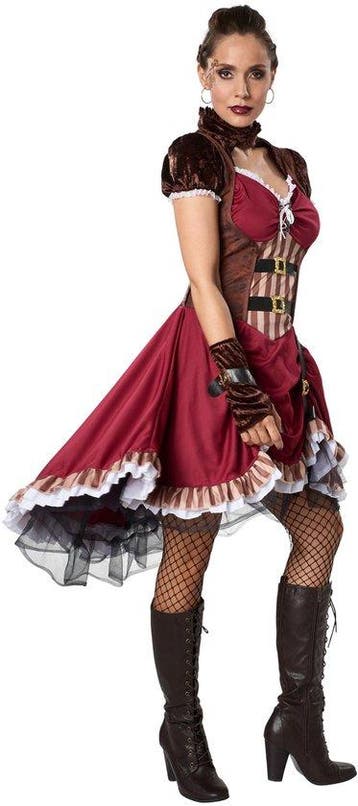 2dekans | Dressforfun Steampunk edelvrouw S -, Dressforfun, Ophalen of Verzenden, Zo goed als nieuw, Maat 38/40 (M)