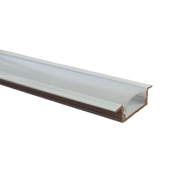 LED Strip Profiel Wit - 1 Meter - Inbouw - Compleet met afd, Ophalen of Verzenden, Nieuw