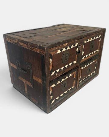Original 17th / 18th Century Continental European Wood &, Antiek en Kunst
