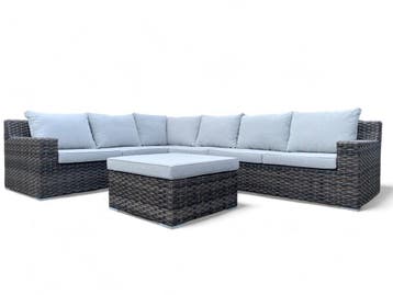Loungeset / Hoekset Nashville inclusief Hocker, Ophalen of Verzenden, Nieuw