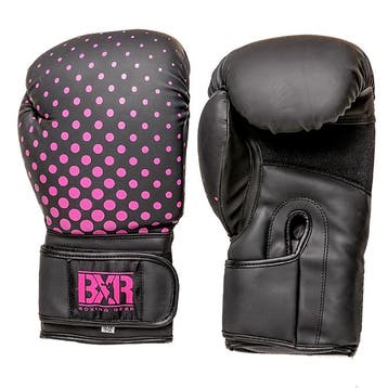 Dames BXR-bokshandschoenen | Zwart / Roze (Maat: 16OZ), Verzenden, Nieuw, Overige, Vechtsportbescherming