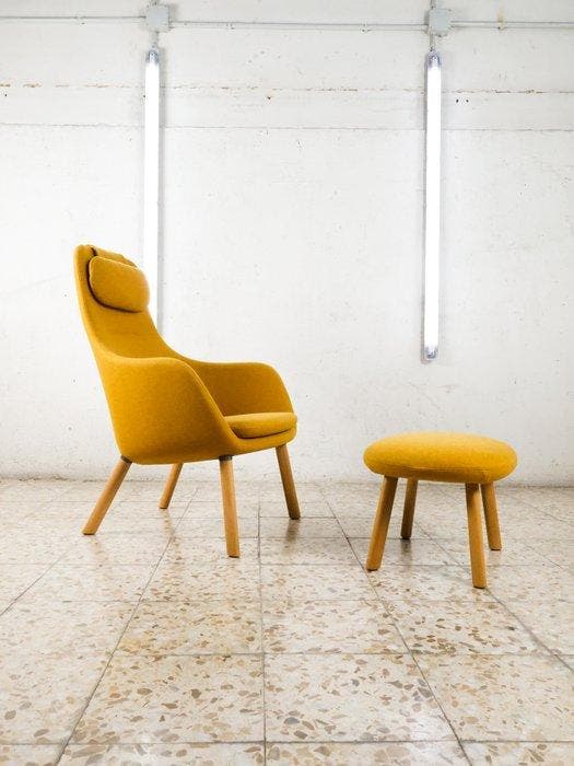 Vitra - Jasper Morrison - Fauteuil - HAL Lounge Chair - Wol,, Antiek en Kunst, Kunst | Designobjecten