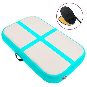 vidaXL Gymnastiekmat met pomp opblaasbaar 60x100x10 cm PVC, Sport en Fitness, Verzenden, Nieuw
