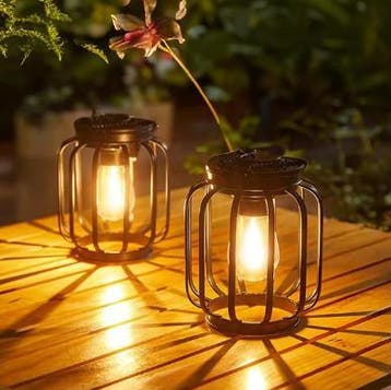 Solar LED Tuinlantaarn – Hangende Waterdichte Retro Lamp, Tuin en Terras, Buitenverlichting, Verzenden, Nieuw
