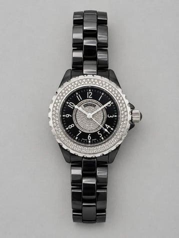 Chanel - J12 Black Ceramic Diamonds - H1708 - Dames -, Nieuw