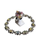 Zonder minimumprijs - 2-delige sieradenset Zilver - 12.50ct.