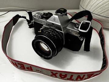 Pentax MX + smc Pentax-M 1.7 50mm Analoge camera, Nieuw