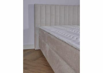 Boxspring met opbergruimte Sicilië 160 200 Beige, Huis en Inrichting, Slaapkamer | Boxsprings, Verzenden, Beige, 200 cm, Modern