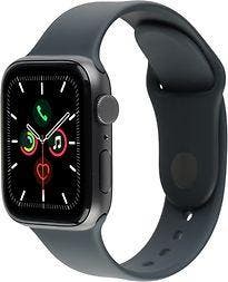Apple Watch SE 40 mm kast van spacegrijs aluminium met zwart, Verzenden, Gebruikt