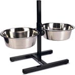 Beeztees Standaard - Hondenvoer- en drinkbak - Zwart - 28 cm, Tuin en Terras, Ophalen of Verzenden, Nieuw