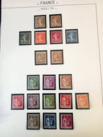 Frankrijk 1932/1934 - zaai-plank en vrede, Gestempeld