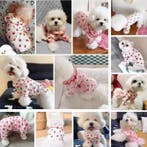 Honden T-shirt Zomer –Aardbeienprint, Ademend en Comfortabel, Verzenden, Nieuw