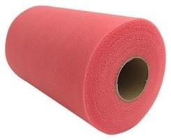 Lint Tule C13 Watermelon Rood 15 cm rol 22 meter, Ophalen of Verzenden, Nieuw
