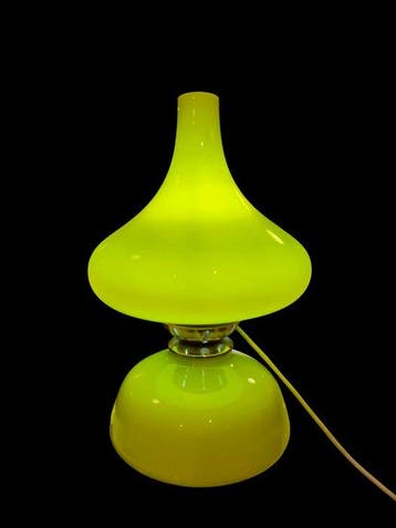 Tafellamp - Glas - Italiaanse vintage champignon