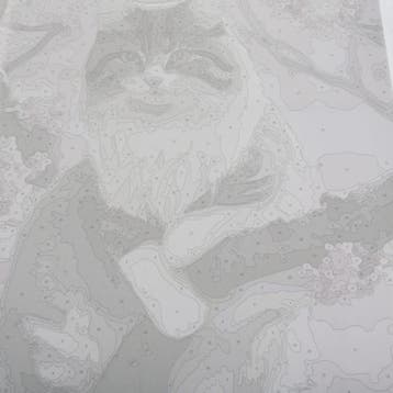 Maaleo Schilderen op Nummer 40x50cm Kitten - Ontspan en C..., Ophalen of Verzenden, Nieuw