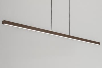 Rietveld Hanglampen - Bruin - Metaal, Verzenden, Nieuw