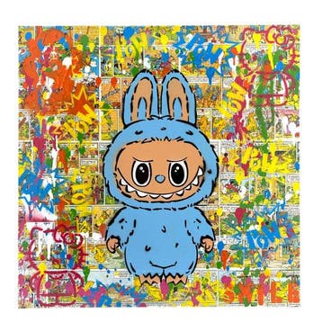 Koen Betjes (1992) - Labubu x POP (canvas)