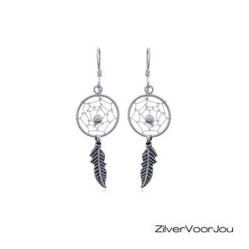 925 Zilveren Dromenvanger Oorhangers, Verzenden, Nieuw, Zilver