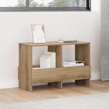 vidaXL Tijdschrift Rek Artisan Eiken 68,5 x 30 x 45 cm, Verzenden, Nieuw