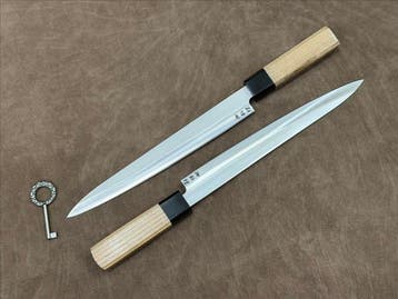 Keukenmes - Yanagiba - Premium Japanse Messen – Set van 2 -, Antiek en Kunst