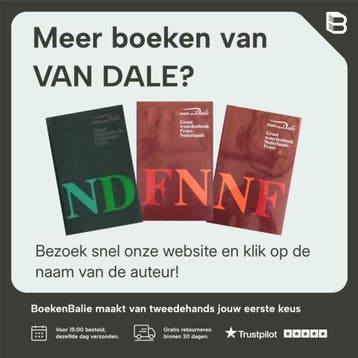 Van Dale groot woordenboek der nederlandse taal VAN DALE, Verzenden, Gelezen, VAN DALE