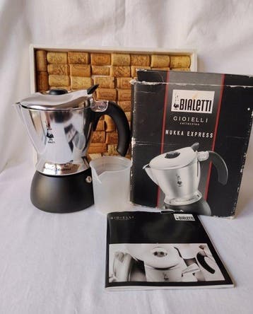 Caffettiera Bialetti Mukka Express Gran Galà - Gioielli, Antiek en Kunst