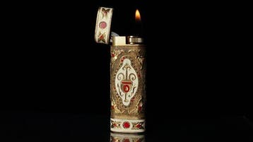 Cartier - Rare Engraving Pattern Vintage gas Lighter -, Nieuw