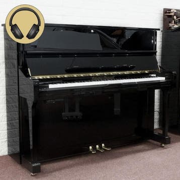 Sebastian Steinwald 121 (AdSilent2) PE messing silent piano, Nieuw, Zwart, Piano