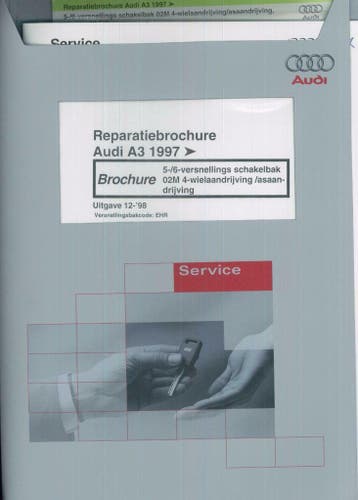 1997 Audi A3 Reparatiebrochure, Verzenden