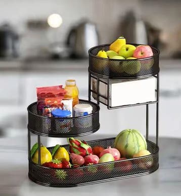 Fruitmand Metaaldraad Aanrecht – Opbergmand en Decoratief, Verzenden, Nieuw