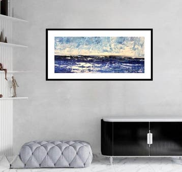 Dam Domido - The Mediterranean in winter - 105 x 42 cm
